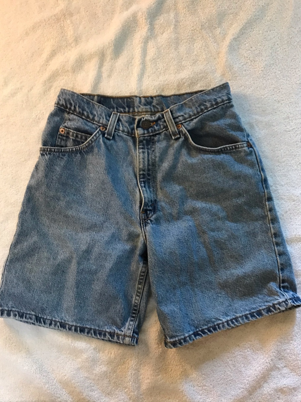 Womens Vintage  Levi’s Denim Shorts, orange tab, Size 7